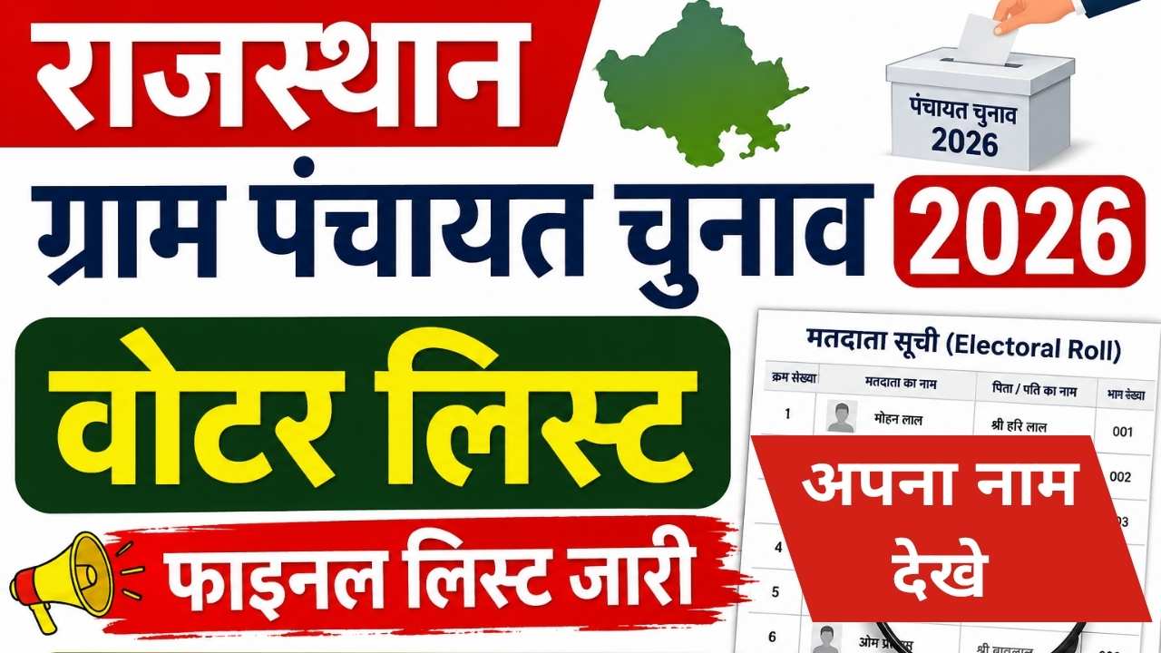Rajasthan Gram Panchayat Chunav Voter List